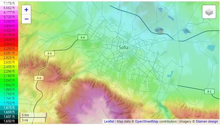 Sofia City Elevation Map.jpg