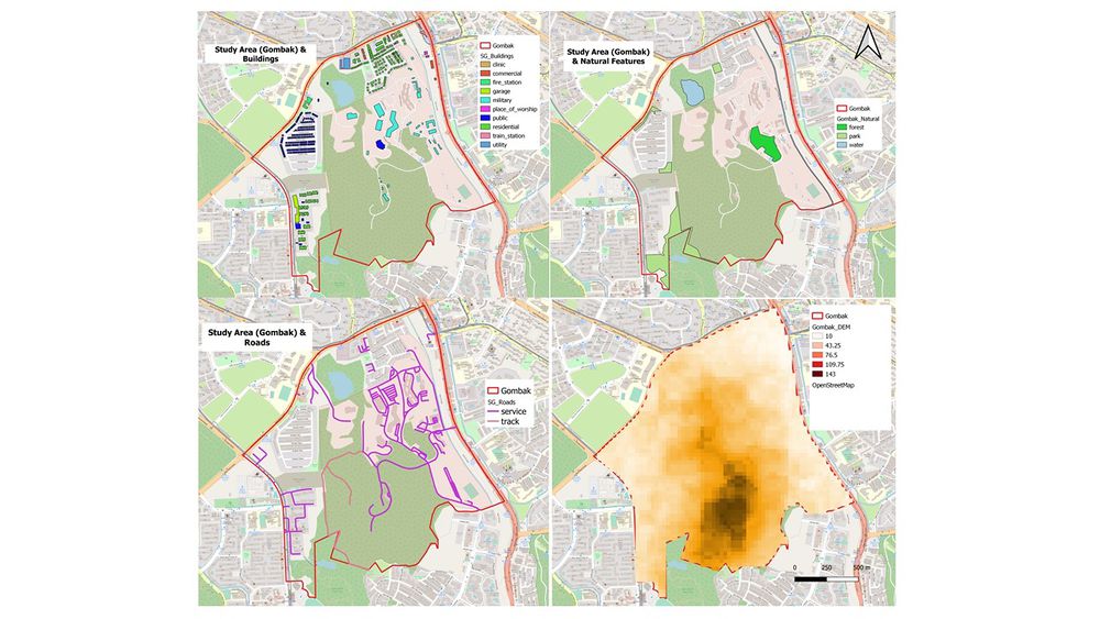 Map Layout of Gombak and Factors