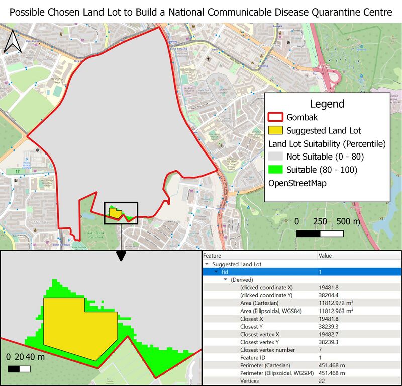 Possible Chosen Land Lot to Build a National Communicable Disease Quarantine Centre