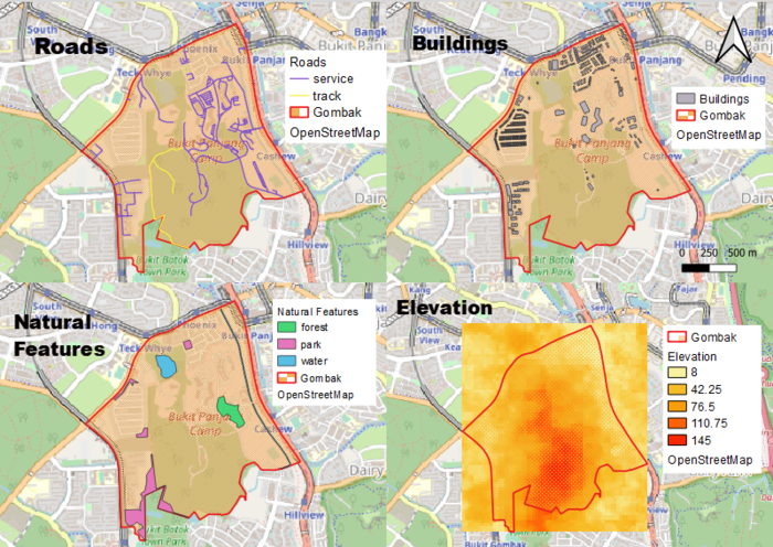 Bukit Gombak Study Area