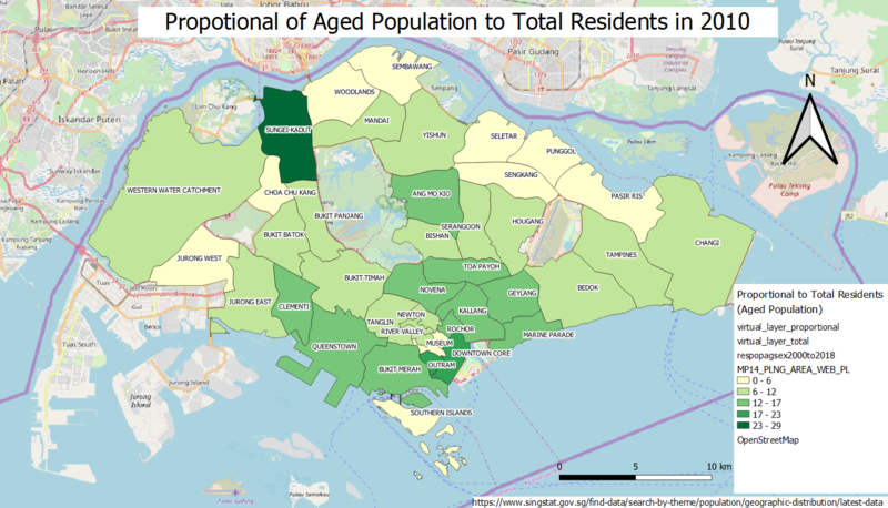 Proportional of Aged Population to Total Residents in 2010.png