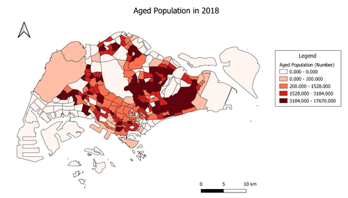 Aged Population in 2018