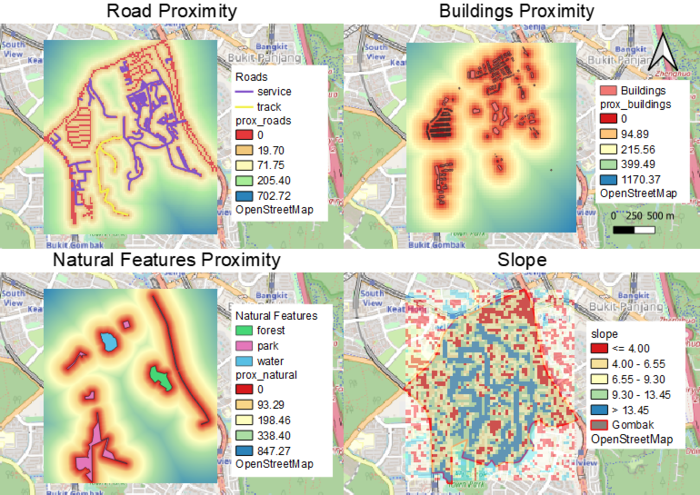 Proximity Analysis Maps