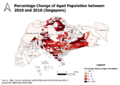 Percentage Change of Aged Population (2010 and 2018).png